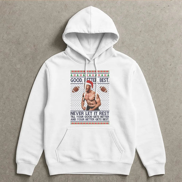 Humorous Football Coach Sweatshirt, Football Coach Ugly Christmas Hoodie, Motivational Sports Hoodie, Holiday Game Day Pullov