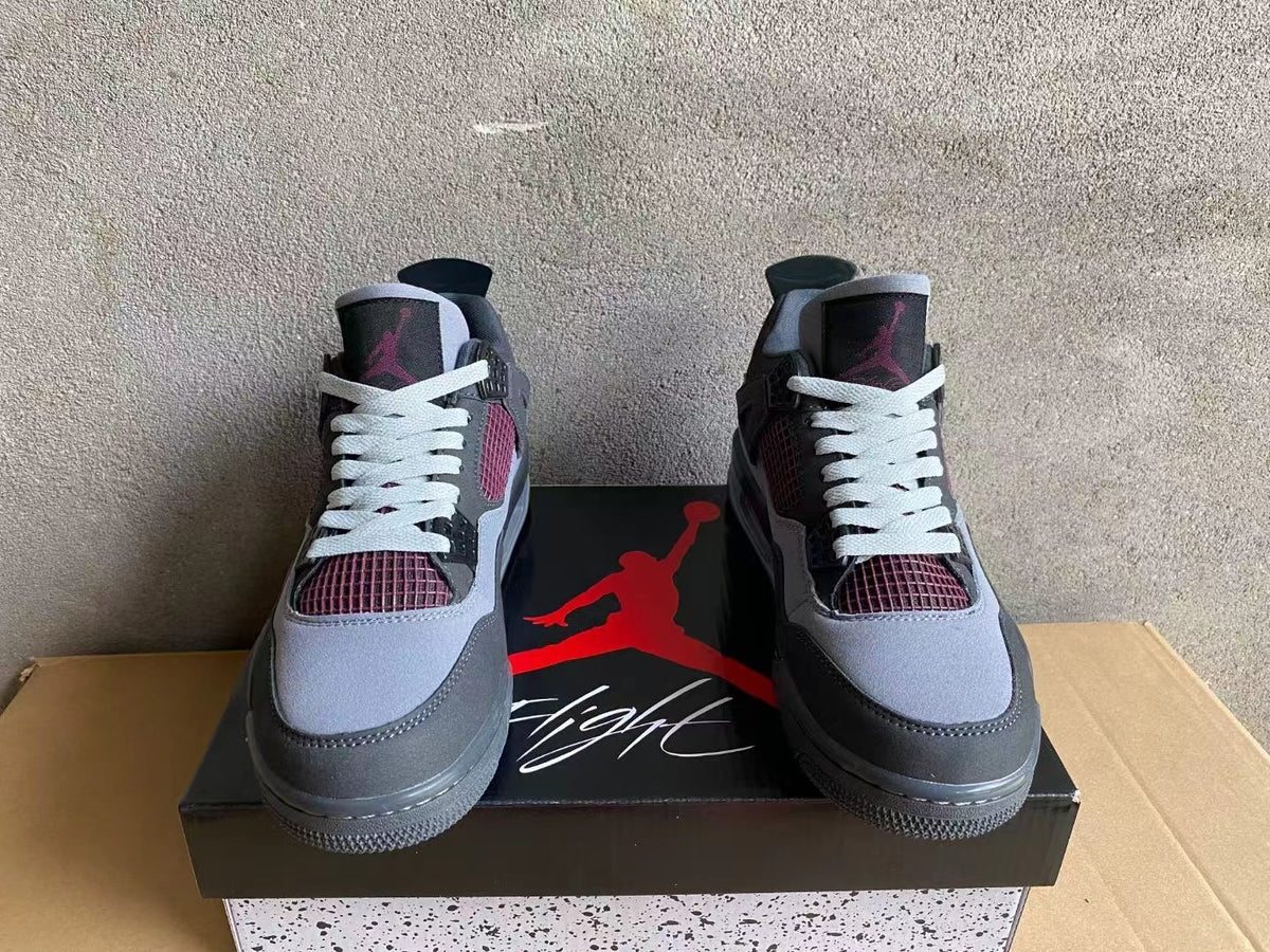 Mid Top Sneakers, Gray Black Colorway, Lace Up Design, Casual Gift for Sneaker Fans
