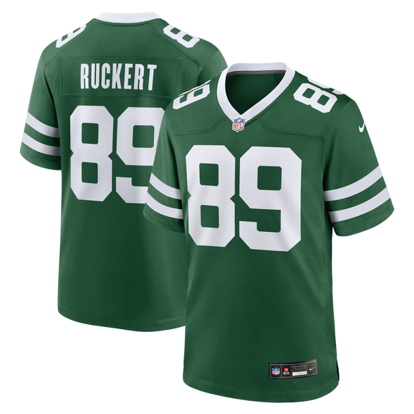 New York Jets Jeremy Ruckert Legacy Green Team Game Jersey