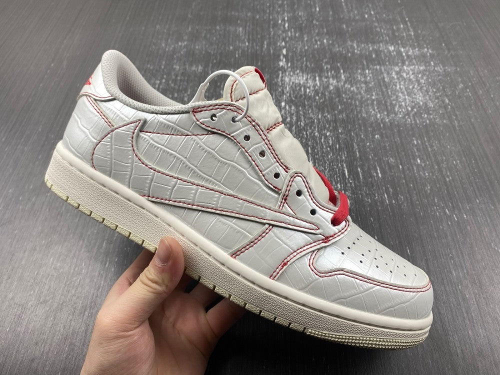 Low Top Sneakers, White Red Colorway, Reverse Hook Design, Lace Up Design, Casual Gift for Sneaker Fans