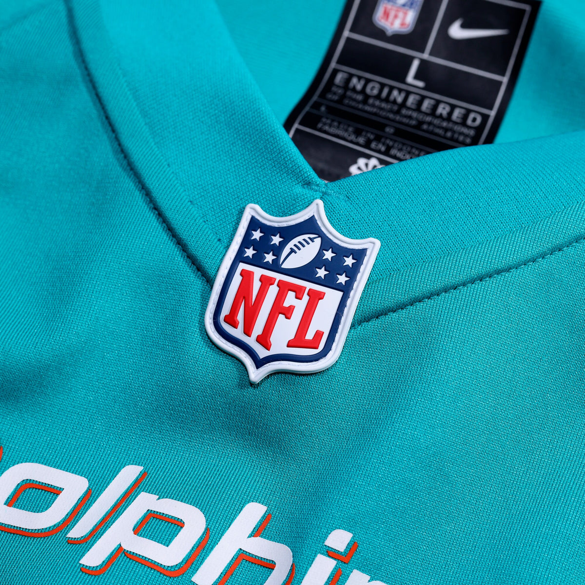 Miami Dolphins Storm Duck Aqua Game Jersey