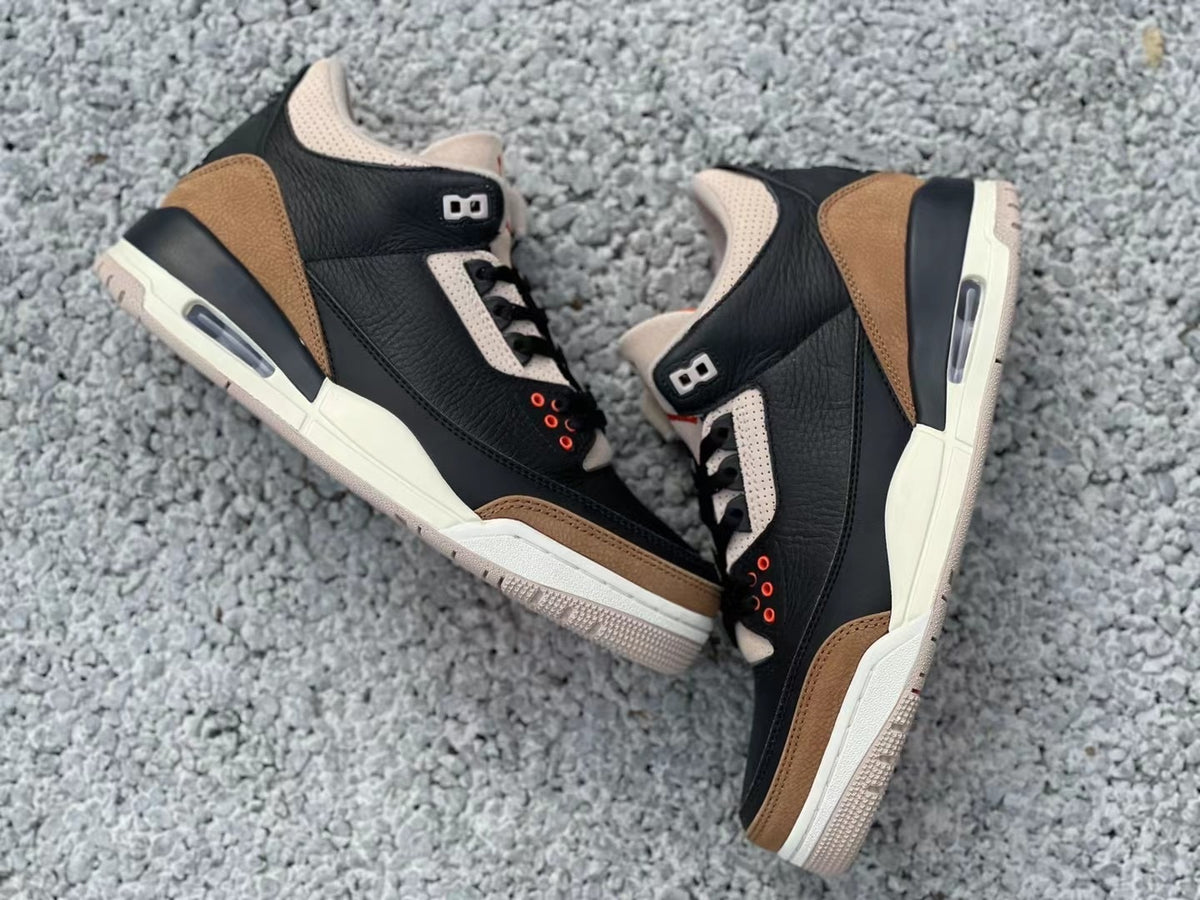 Sneakers, Black Brown Colorway, Lace Up Design, Casual Gift for Sneaker Fans