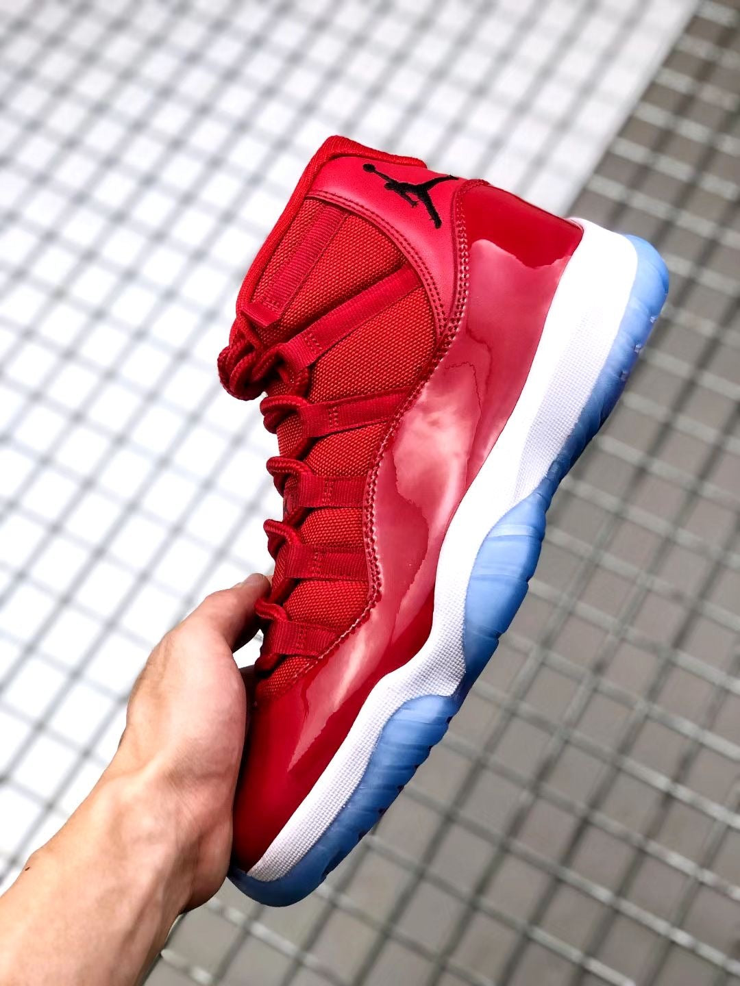 Sneakers, Red Colorway, Lace Up Design, Casual Gift for Sneaker Fans