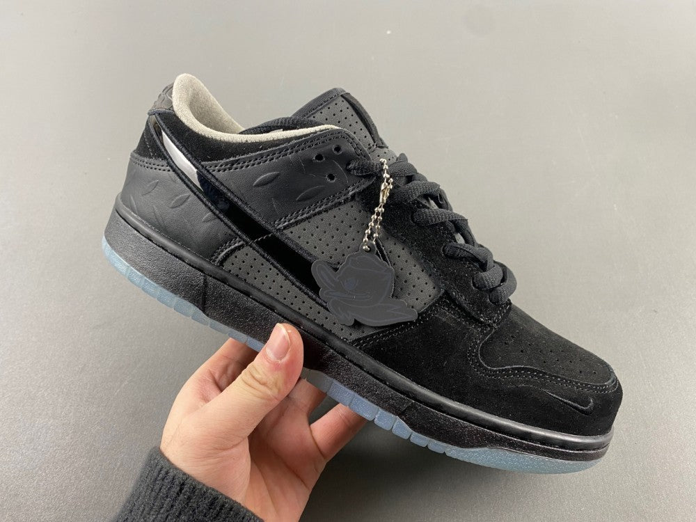 Low Top Sneakers, Black Colorway, Lace Up Design, Casual Gift for Sneaker Fans