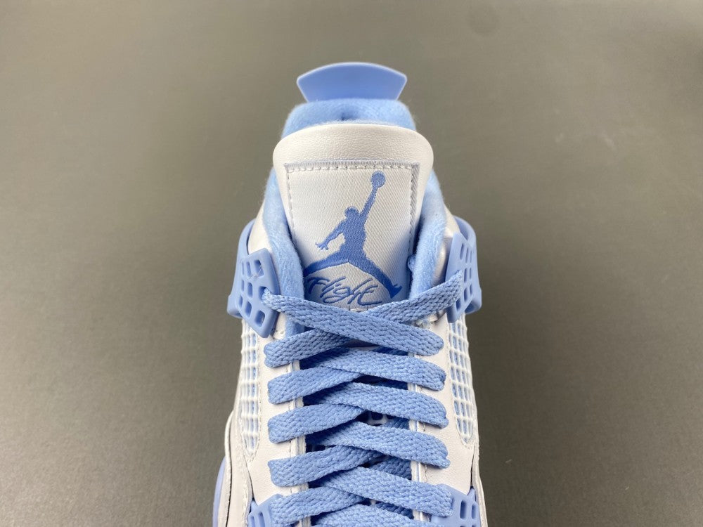 Low Top Sneakers, White Blue Colorway, Lace Up Design, Casual Gift for Sneaker Fans