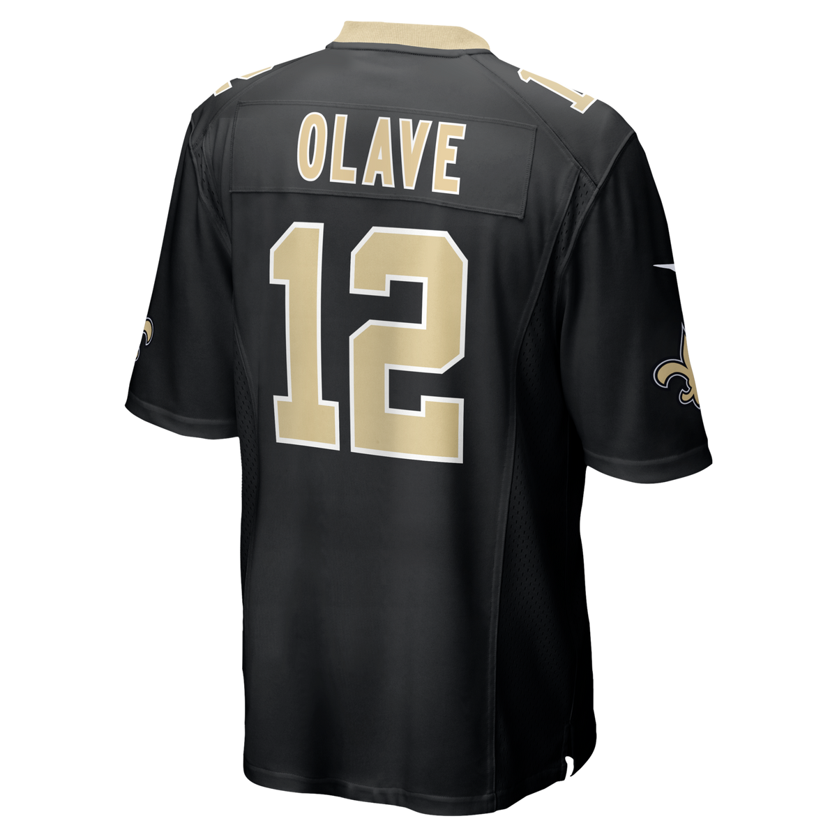 New Orleans Saints Chris Olave Black Player Game Jersey