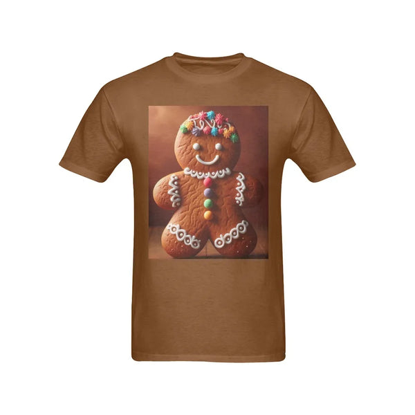 Humorous Gingerbread Shirt, Gingerbread Man T-Shirt, Christmas Cookie Graphic Tee, Holiday Baker T-Shirt, Xmas Gag Present fo