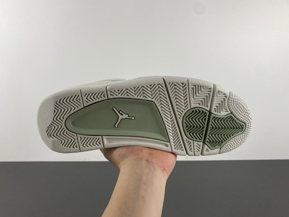 Low Top Sneakers, Green Silver Sail Colorway, Lace Up Design, Casual Gift for Sneaker Fans