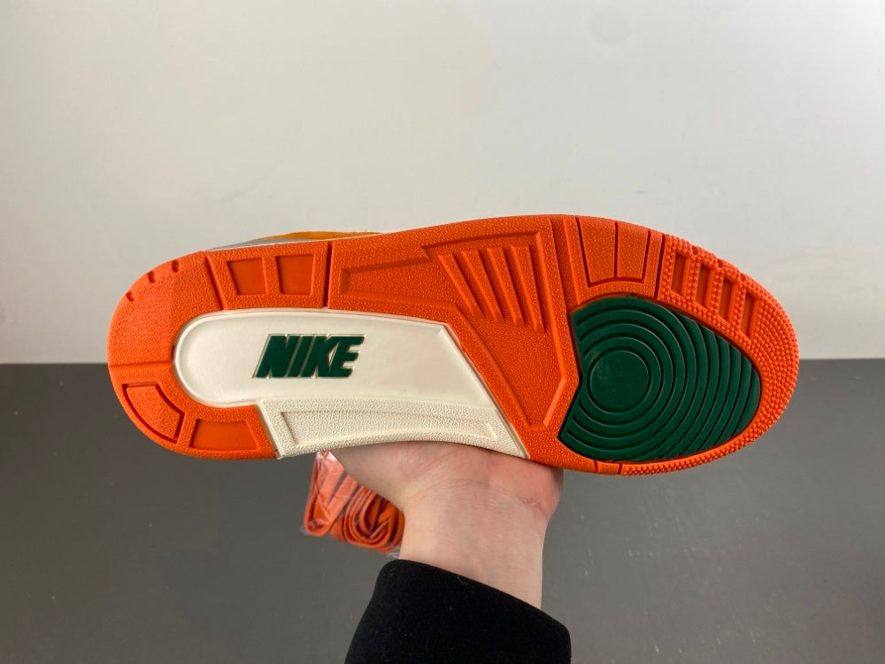 Low Top Sneakers, White Green Orange Colorway, Lace Up Design, Casual Gift for Sneaker Fans