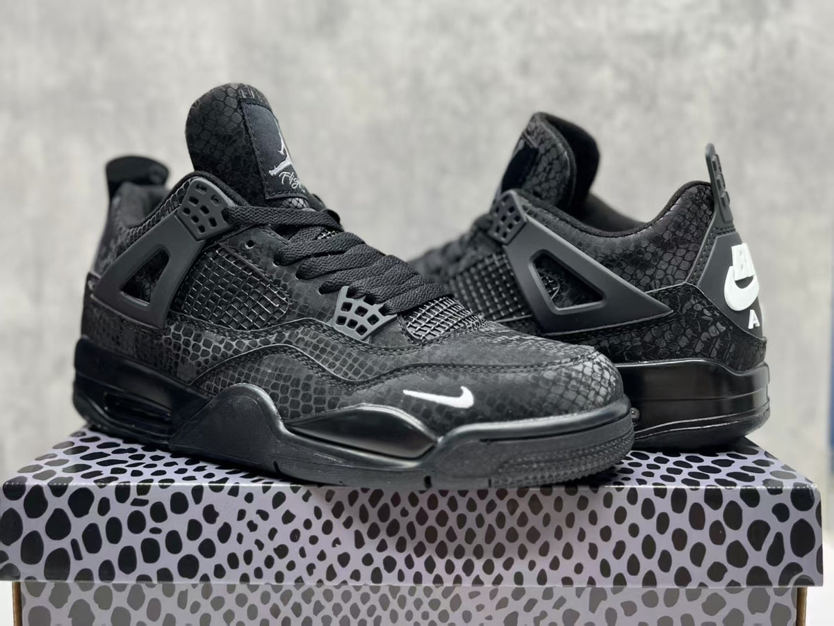 Mid Top Sneakers, Black Colorway, Lace Up Design, Casual Gift for Sneaker Fans
