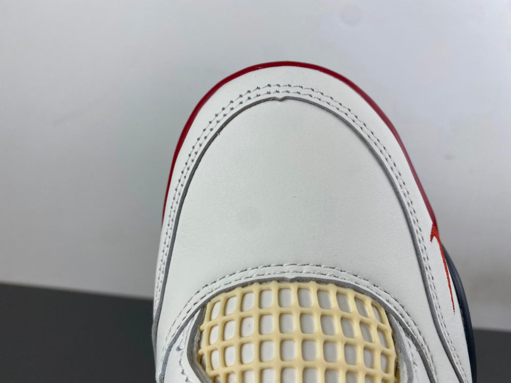 Low Top Sneakers, White Black Red Colorway, Lace Up Design, Casual Gift for Sneaker Fans