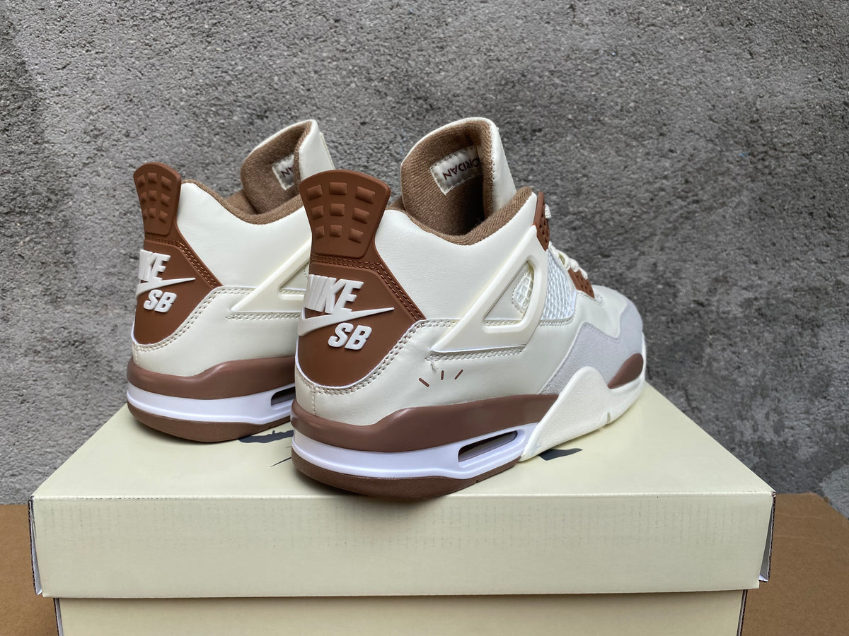 Sneakers, White Burgundy Colorway, Lace Up Design, Casual Gift for Sneaker Fans