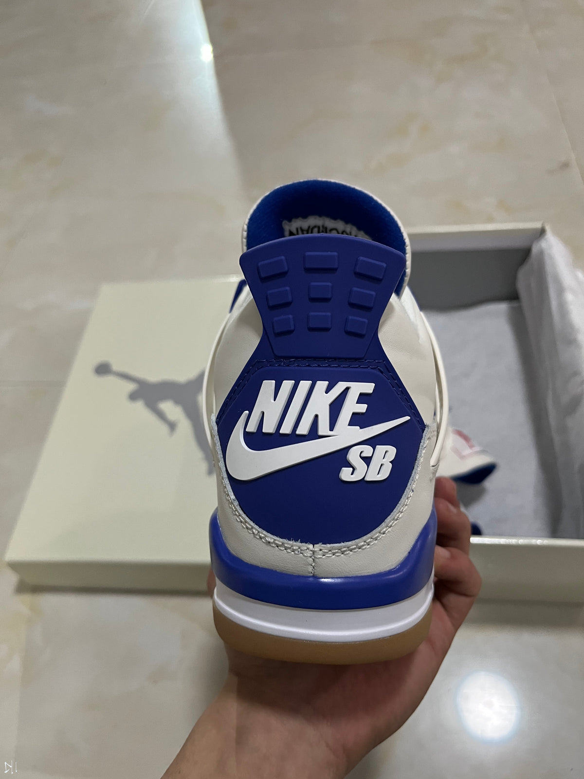 Sneakers, Blue White Colorway, Lace Up Design, Casual Gift for Sneaker Fans