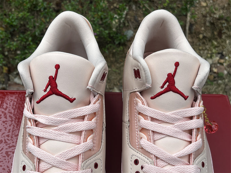 Low Top Sneakers, Pink White Colorway, Valentine Design, Lace Up Design, Casual Gift for Sneaker Fans