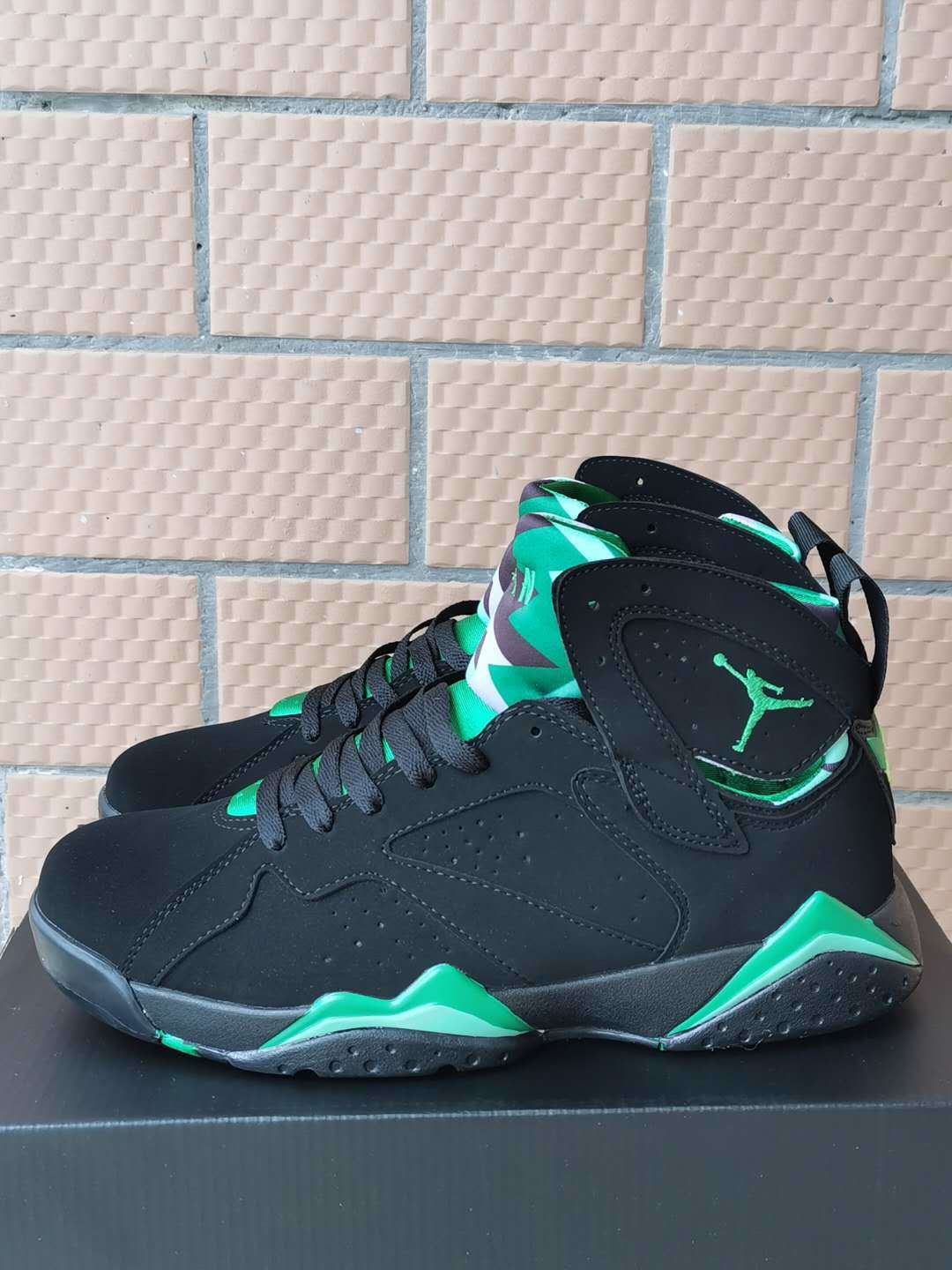 Sneakers, Black Green Colorway, Lace Up Design, Casual Gift for Sneaker Fans