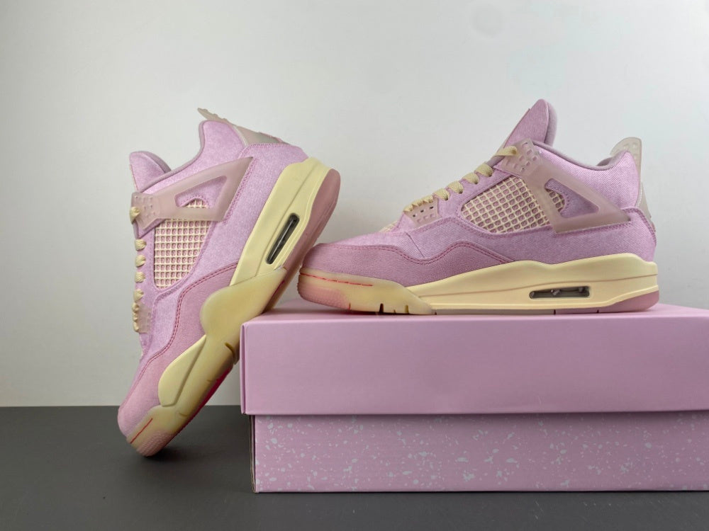 Retro Low Top Sneakers, Pink Colorway, Leather Footwear, Lace Up Design, Casual Gift for Sneaker Fans