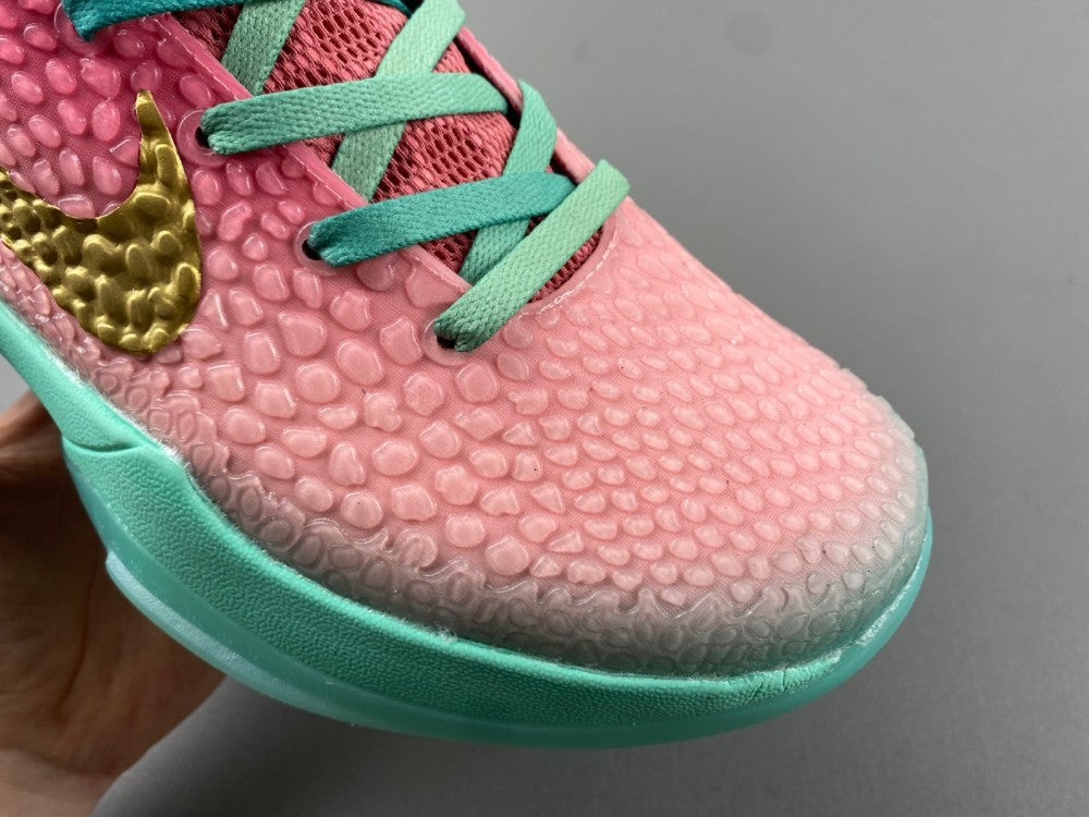 Low Top Sneakers, Green Pink Gold Colorway, Lace Up Design, Casual Gift for Sneaker Fans