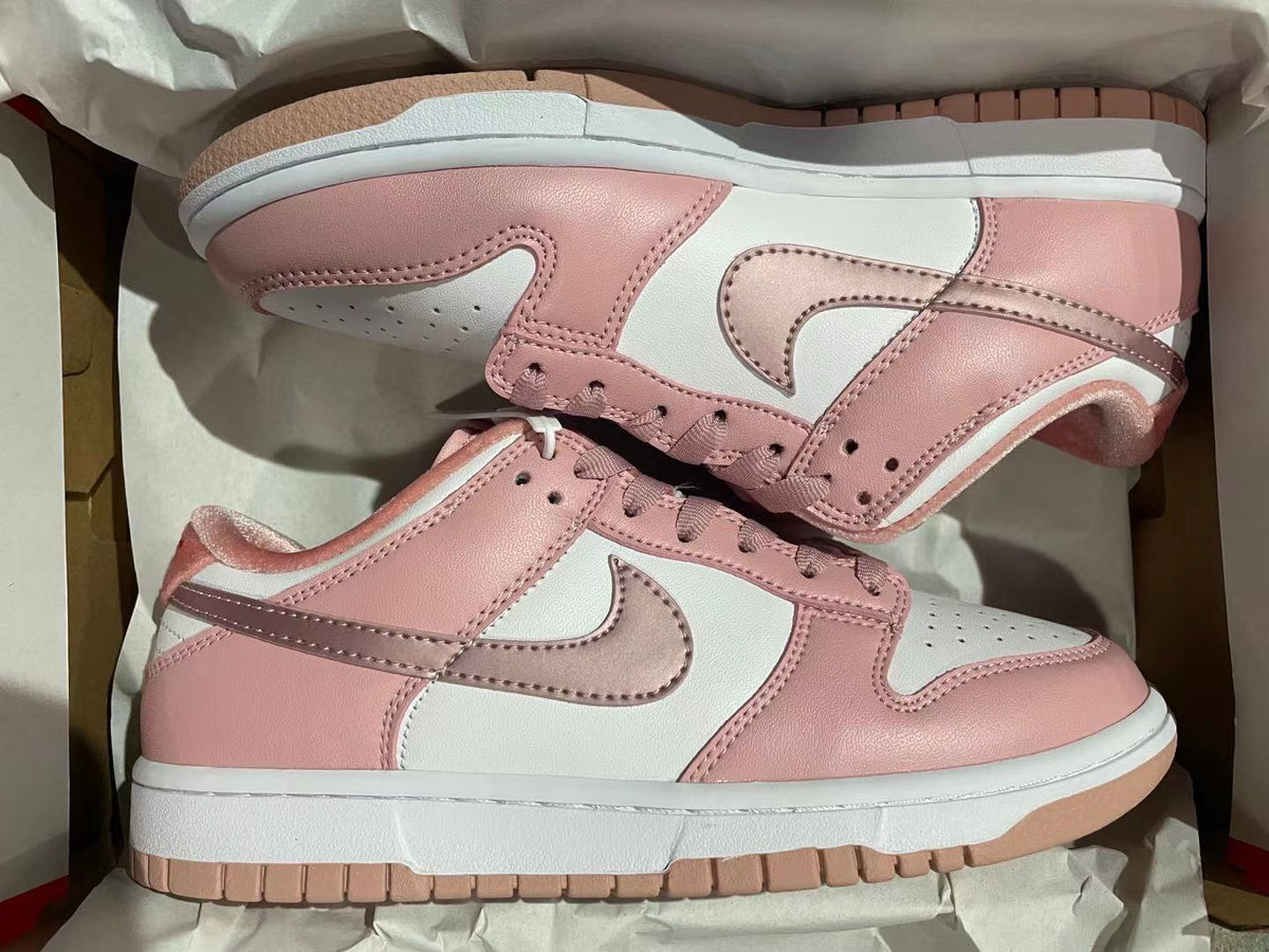Low Top Sneakers, Pink Colorway, Lace Up Design, Casual Gift for Sneaker Fans