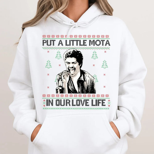 Humorous Mexican Movie Quote Holiday Hoodie, Ugly Christmas Hoodie, Retro Film Xmas Hooded Sweatshirt, Ugly Sweater Party Gra