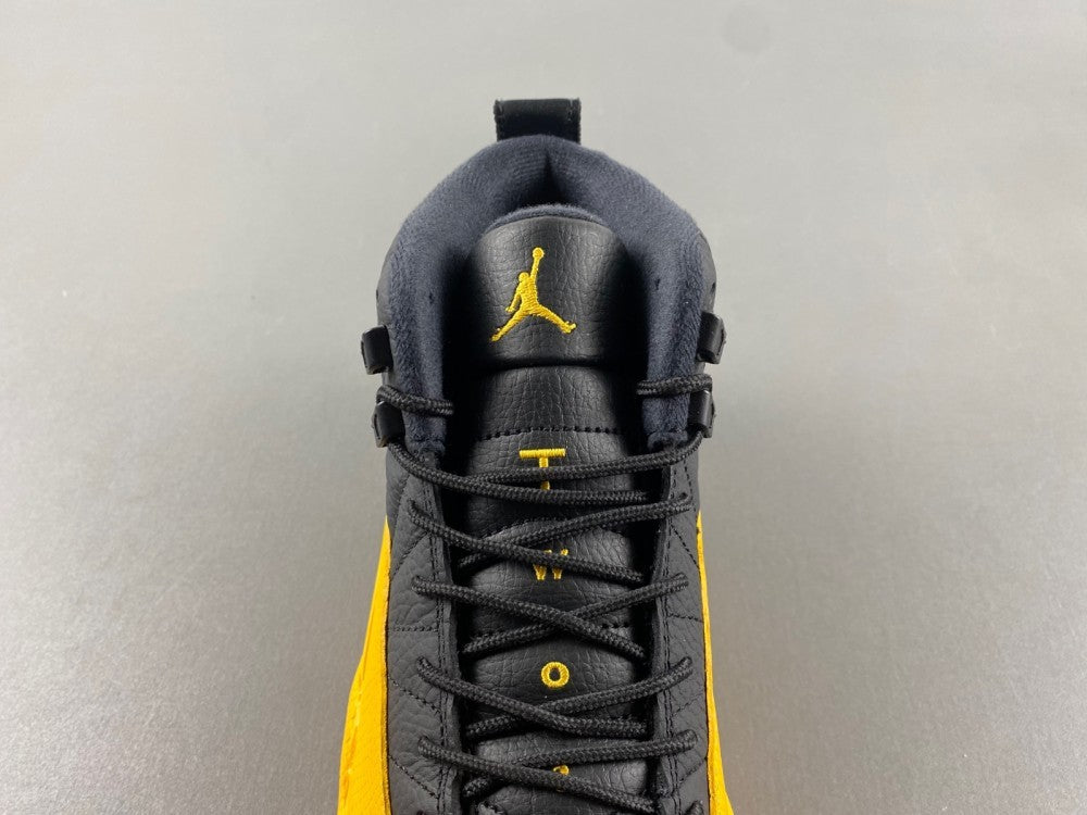 Low Top Sneakers, Black Yellow Gold Colorway, Lace Up Design, Casual Gift for Sneaker Fans