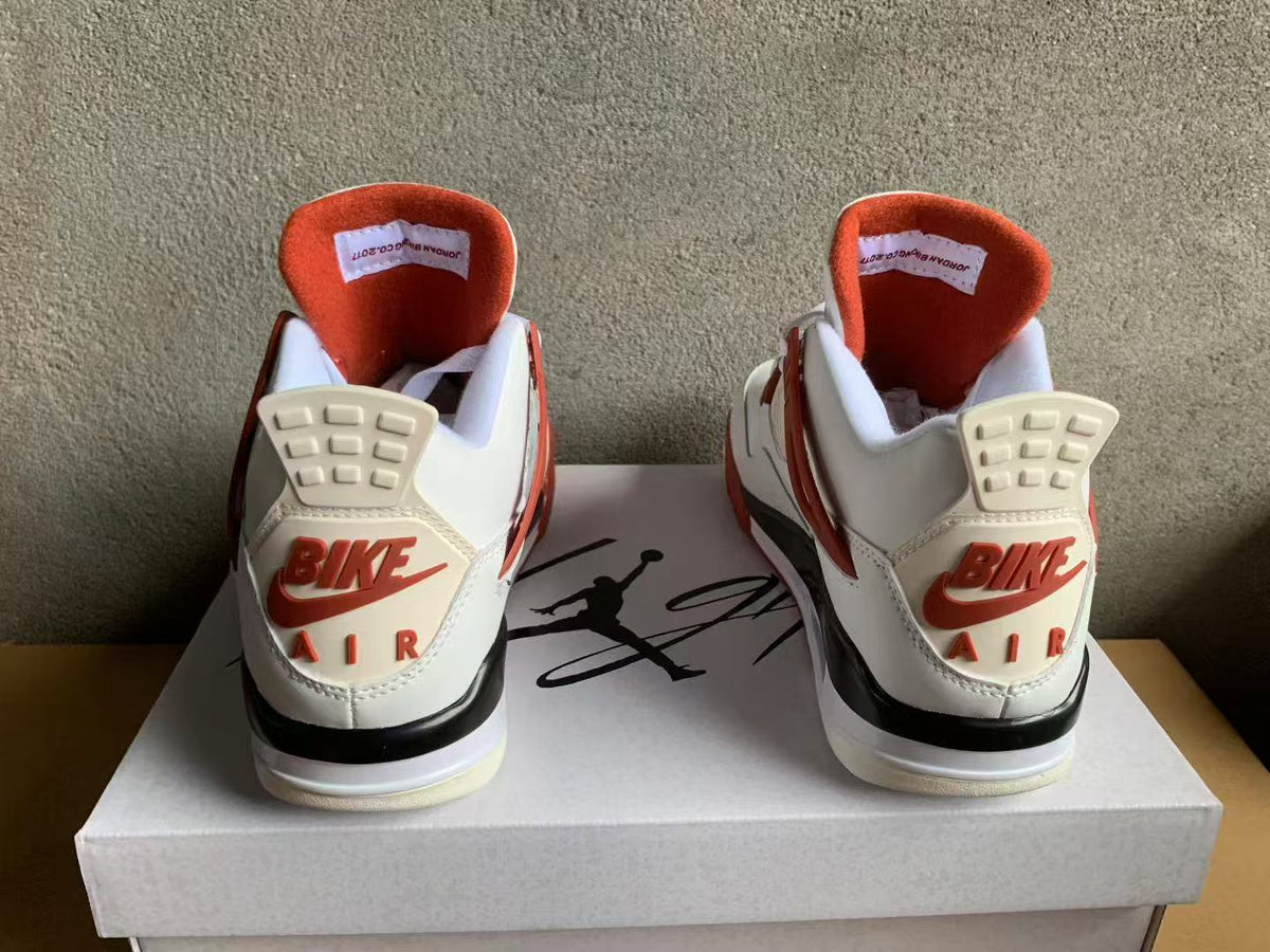 Mid Top Sneakers, Beige Red Colorway, Lace Up Design, Casual Gift for Sneaker Fans