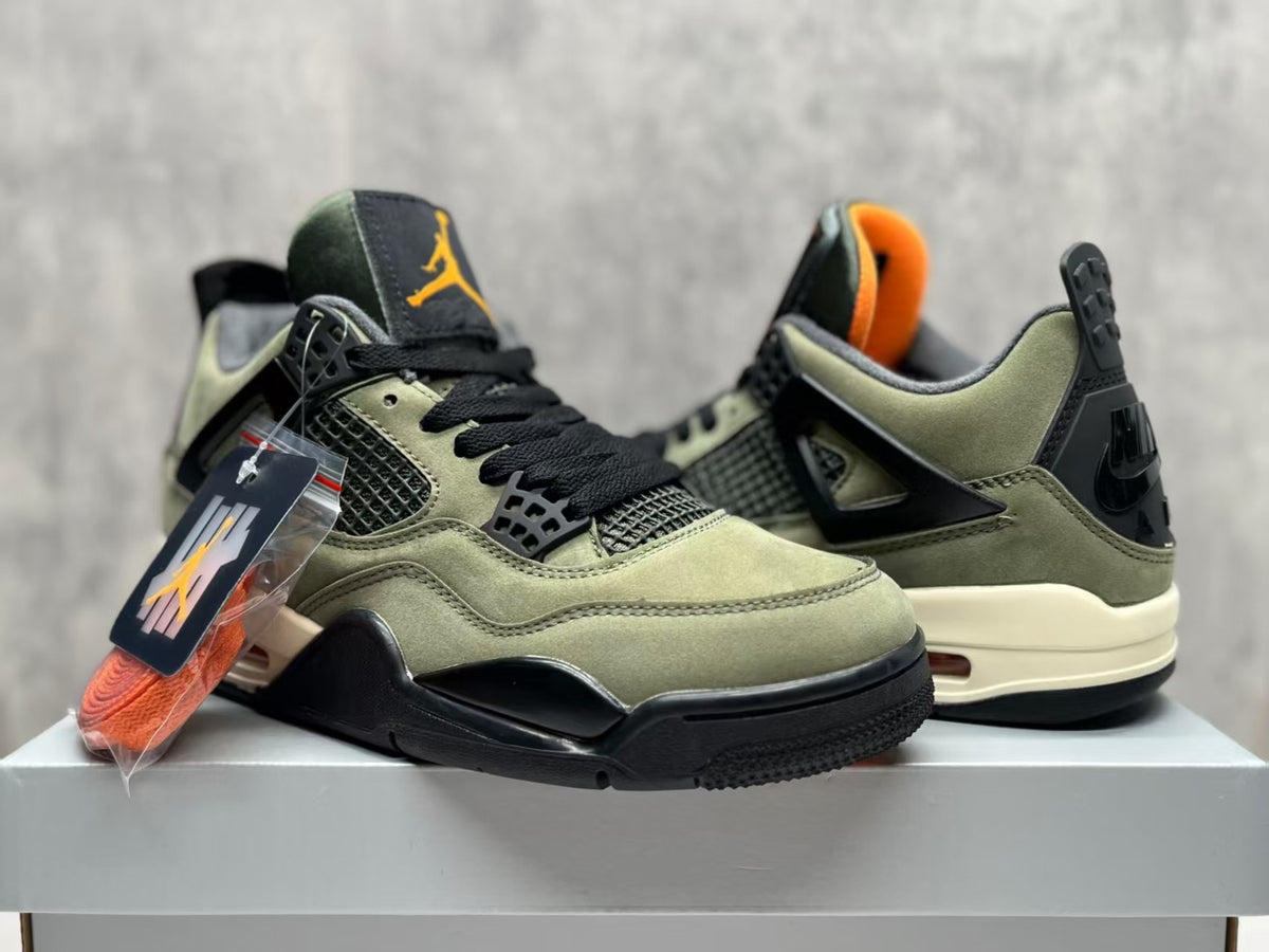 Mid Top Sneakers, Green Colorway, Lace Up Design, Casual Gift for Sneaker Fans