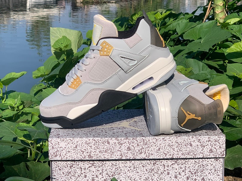 Sneakers, Gray White Colorway, Lace Up Design, Casual Gift for Sneaker Fans