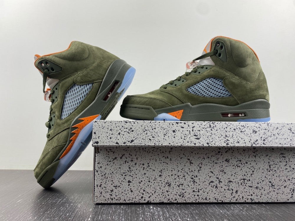 Sneakers, Army Green Colorway, Lace Up Design, Casual Gift for Sneaker Fans