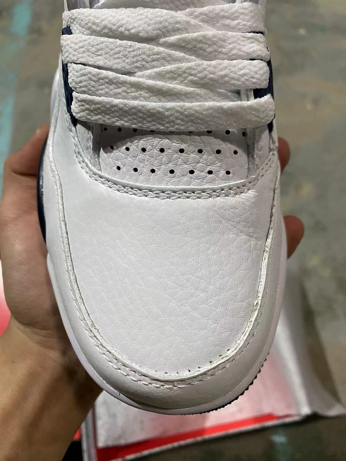 Sneakers, Blue White Colorway, Lace Up Design, Casual Gift for Sneaker Fans