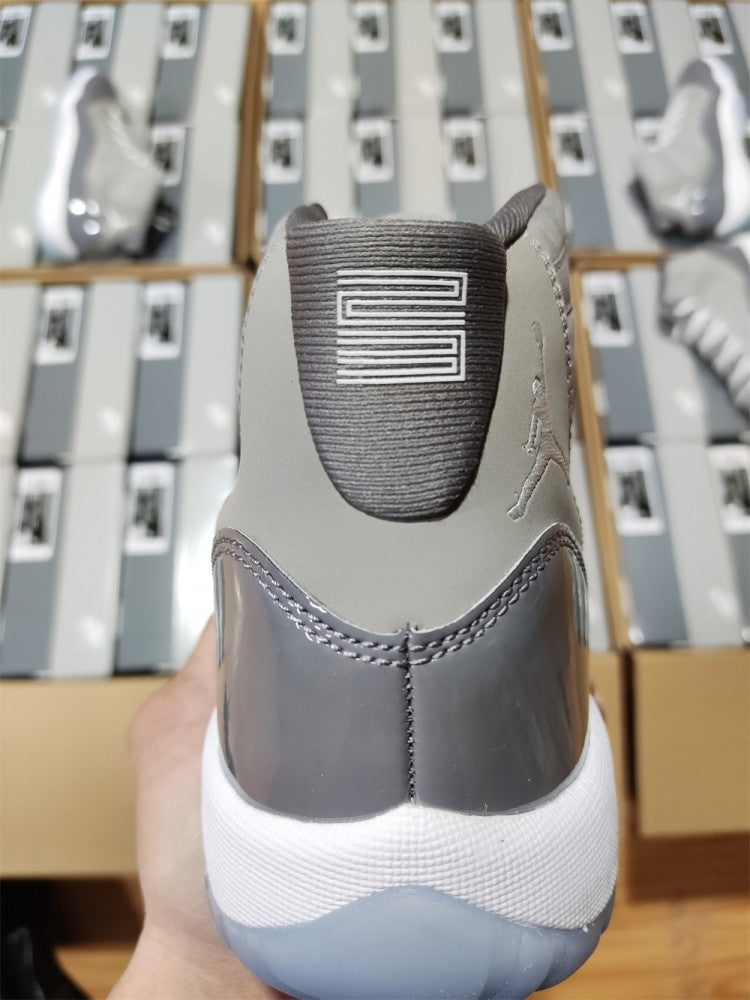 High Top Sneakers, Gray Colorway, Lace Up Design, Casual Gift for Sneaker Fans