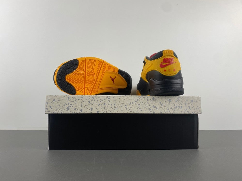 Low Top Sneakers, Black Yellow Colorway, Lace Up Design, Casual Gift for Sneaker Fans