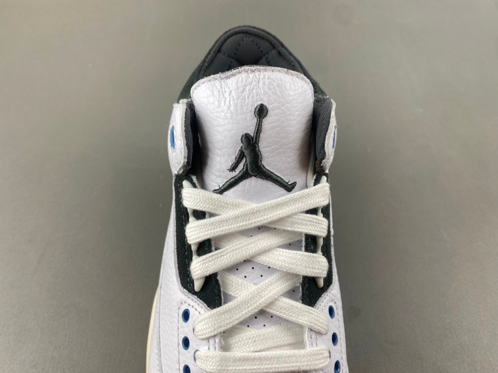 Low Top Sneakers, Blue White Black Colorway, Lace Up Design, Casual Gift for Sneaker Fans