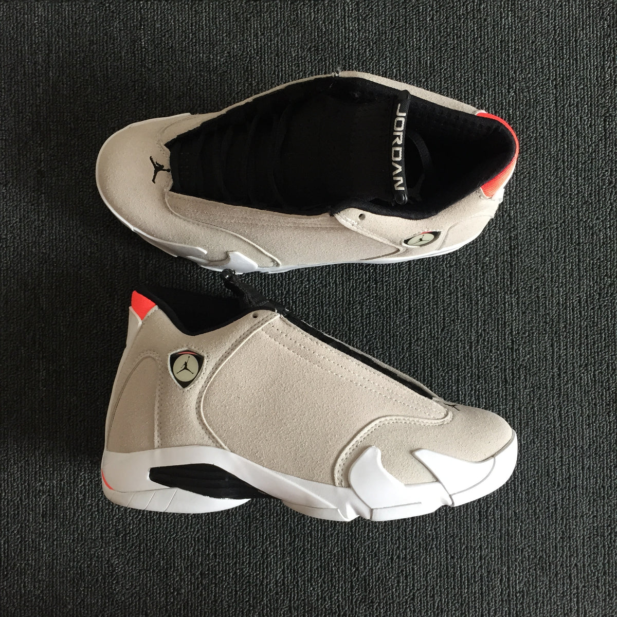 Sneakers, Beige Black Colorway, Lace Up Design, Casual Gift for Sneaker Fans