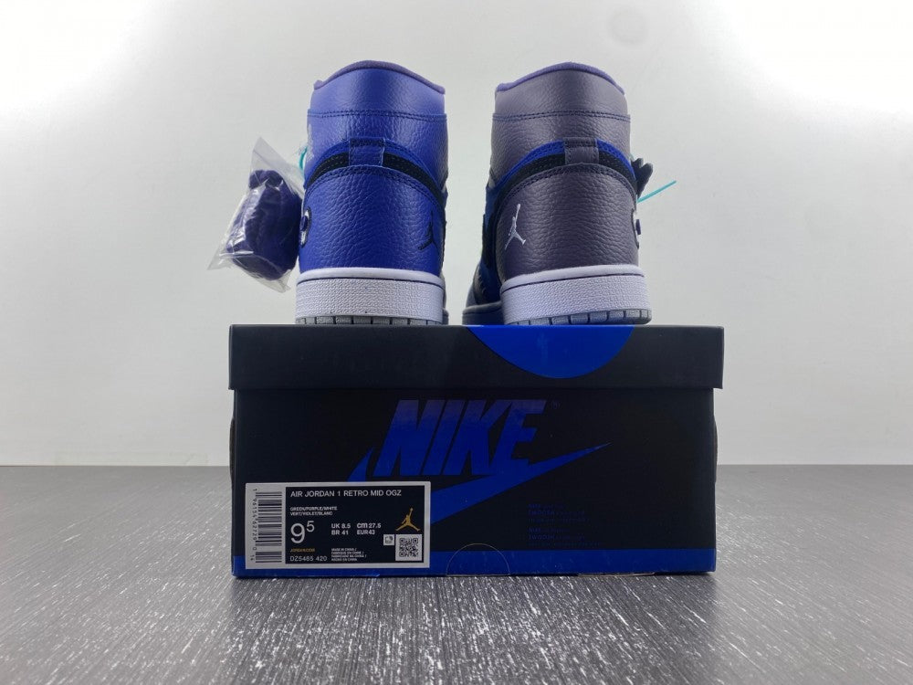Low Top Sneakers, Royal Blue Black Purple Colorway, Lace Up Design, Casual Gift for Sneaker Fans