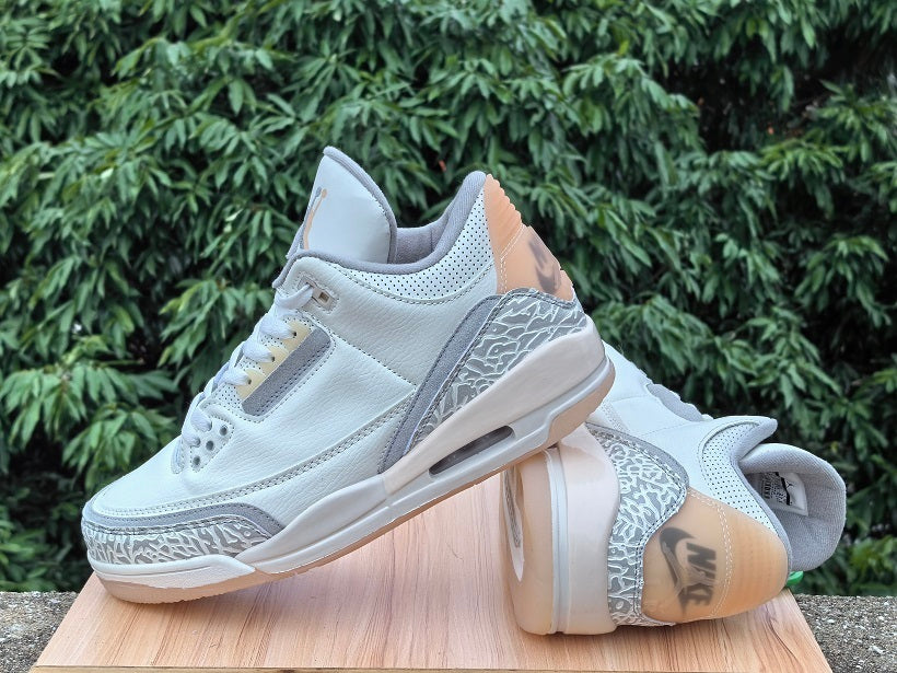 Low Top Sneakers, White Gray Colorway, Lace Up Design, Casual Gift for Sneaker Fans