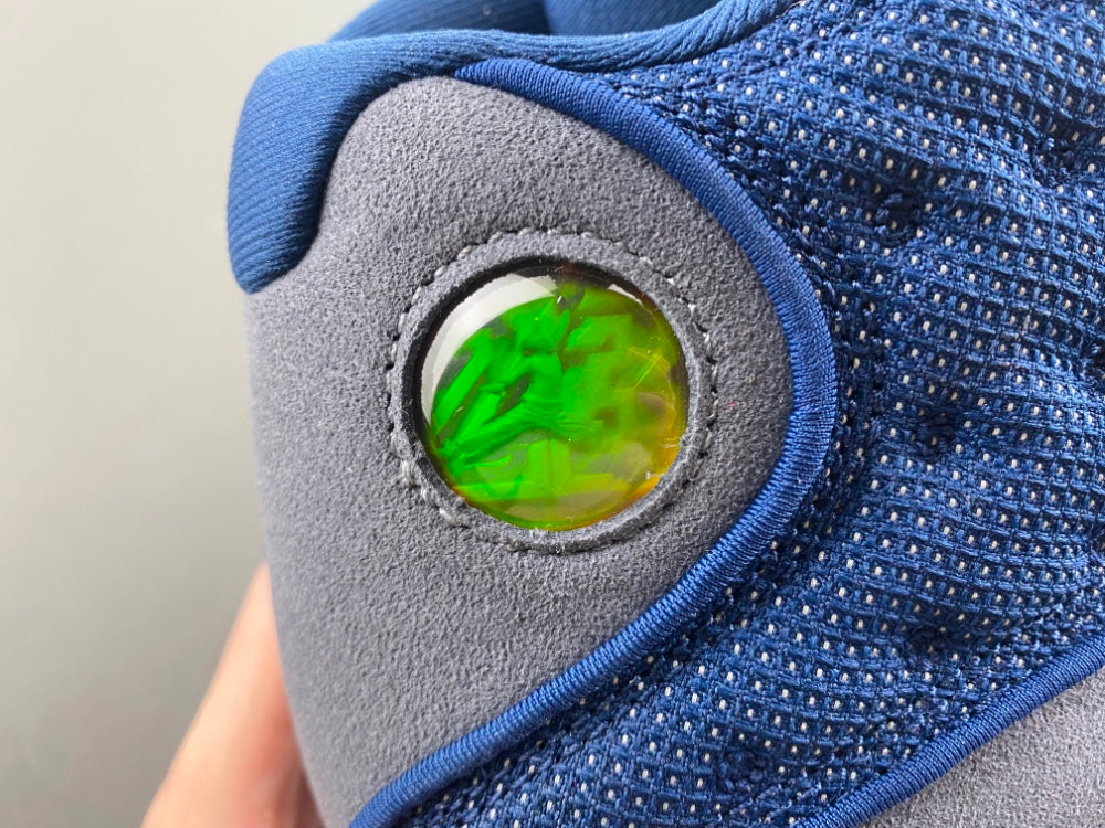 High Top Sneakers, Blue White Gray Colorway, Lace Up Design, Casual Gift for Sneaker Fans