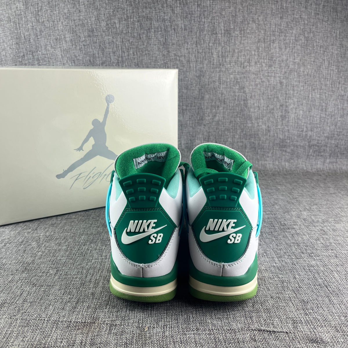 Sneakers, Lake Green Colorway, Lace Up Design, Casual Gift for Sneaker Fans