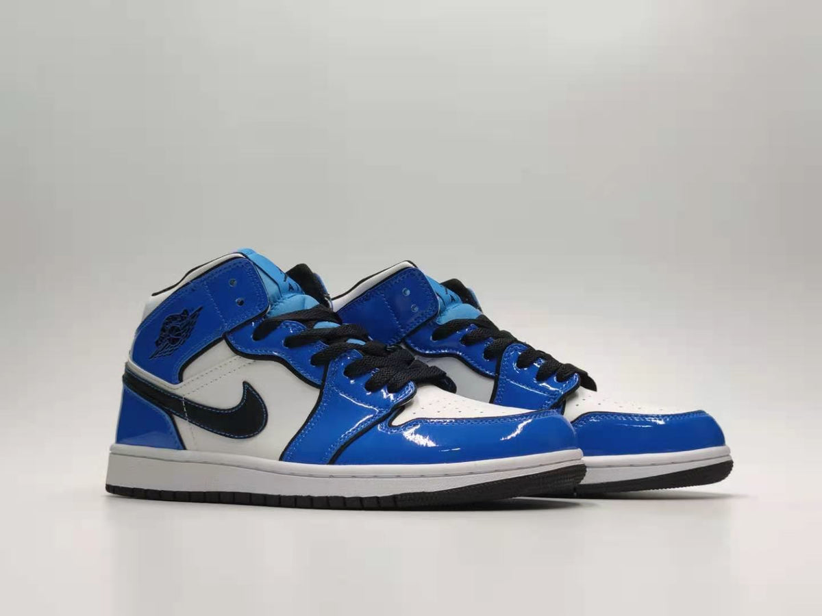 Sneakers, Blue White Colorway, Lace Up Design, Casual Gift for Sneaker Fans