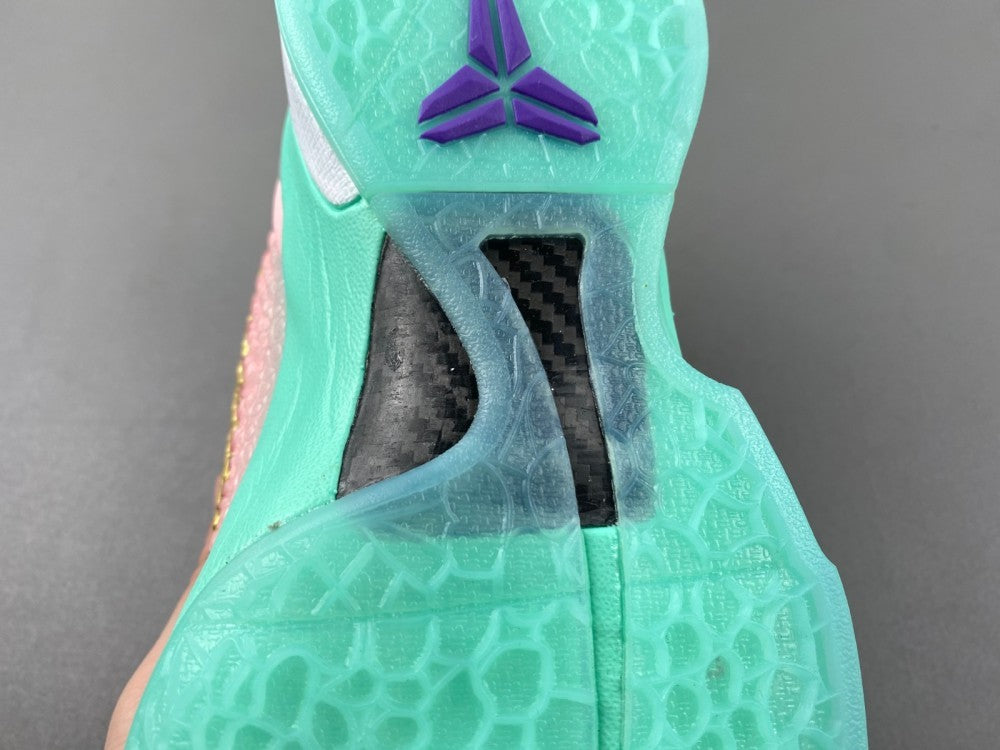 Low Top Sneakers, Green Pink Gold Colorway, Lace Up Design, Casual Gift for Sneaker Fans