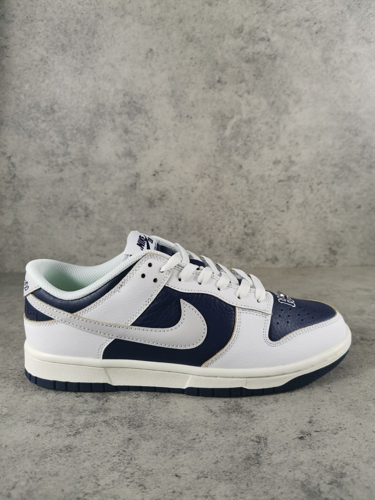 Low Top Sneakers, Blue White Colorway, Lace Up Design, Casual Gift for Sneaker Fans