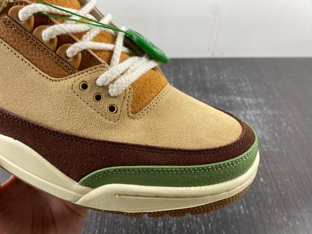 Low Top Sneakers, Green Brown Colorway, Lace Up Design, Casual Gift for Sneaker Fans