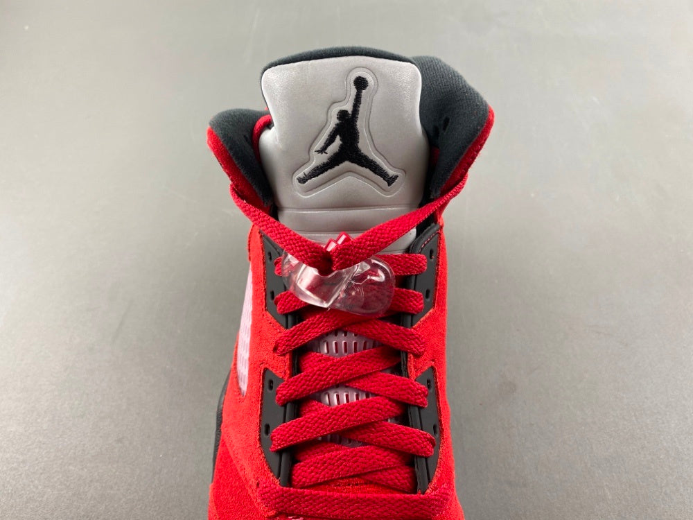 Mid Top Sneakers, Red Colorway, Lace Up Design, Casual Gift for Sneaker Fans