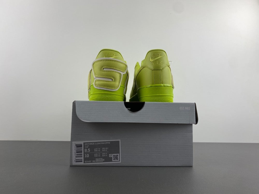 Low Top Sneakers, Neon Green Colorway, Reflective Detail, Lace Up Design, Casual Gift for Sneaker Fans