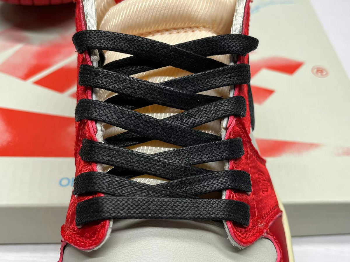 Low Top Sneakers, White Black Red Colorway, Lace Up Design, Casual Gift for Sneaker Fans
