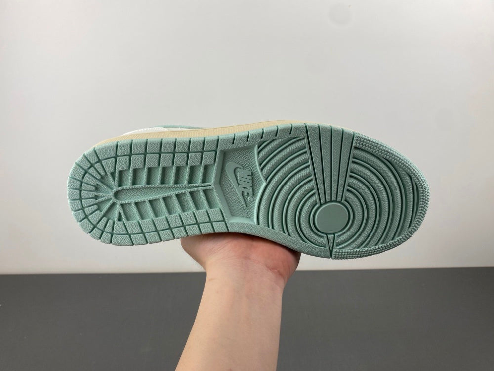 Low Top Sneakers, White Green Colorway, Lace Up Design, Casual Gift for Sneaker Fans