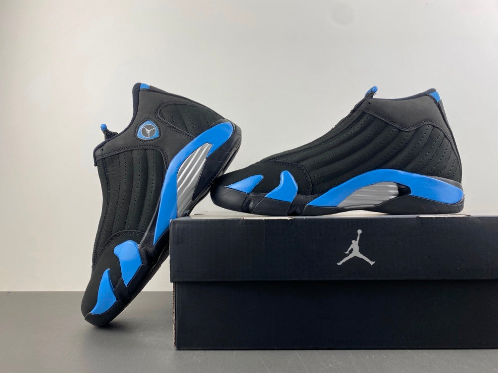 Low Top Sneakers, University Blue Black Colorway, Lace Up Design, Casual Gift for Sneaker Fans