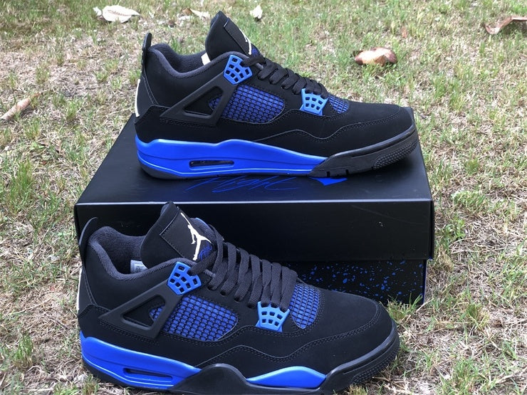 Sneakers, Blue Black Colorway, Lace Up Design, Casual Gift for Sneaker Fans
