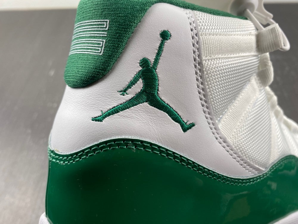 Low Top Sneakers, Green White Colorway, Lace Up Design, Casual Gift for Sneaker Fans