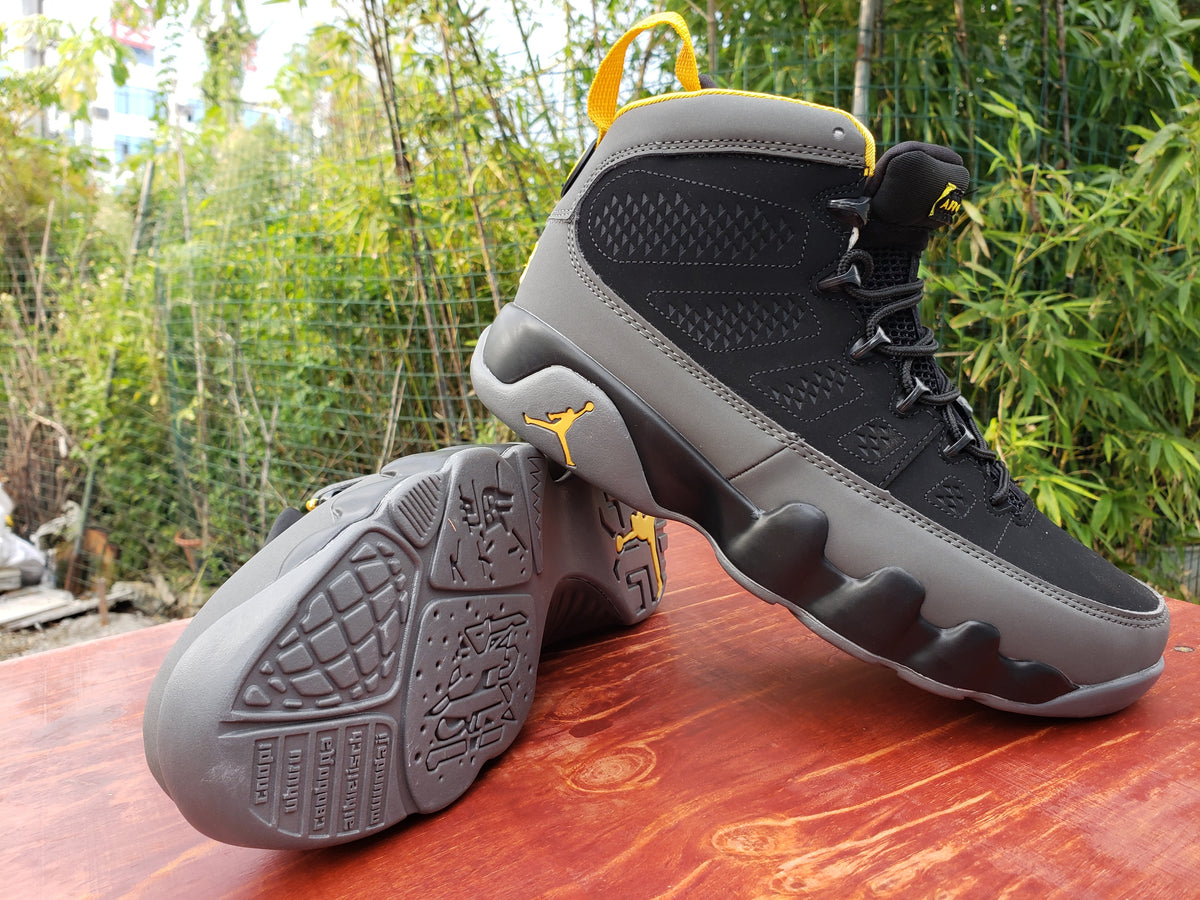 Low Top Sneakers, Carbon Gray Yellow Colorway, Casual Gift for Sneaker Fans