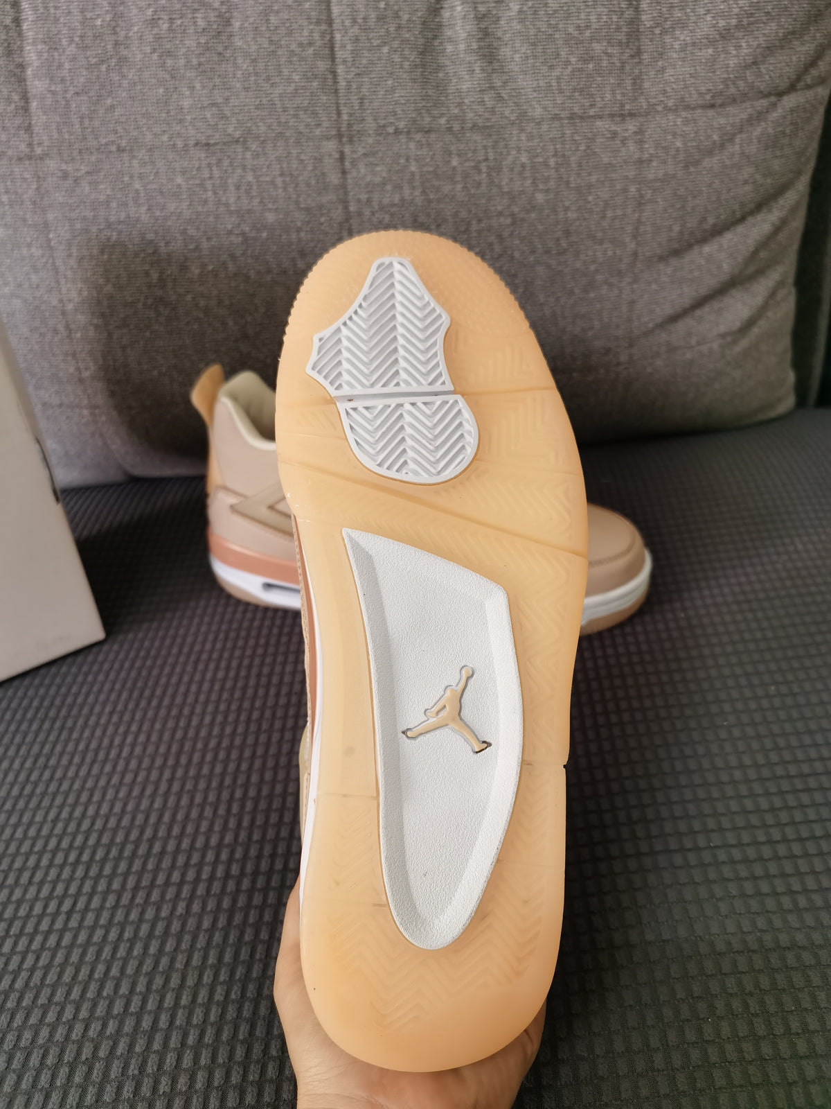 Retro Basketball Shoes, Tan Colorway, Lace Up Design, Casual Gift for Shoe Lovers